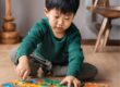 Kid's Creek Therapy - Child plays with puzzle in living room
